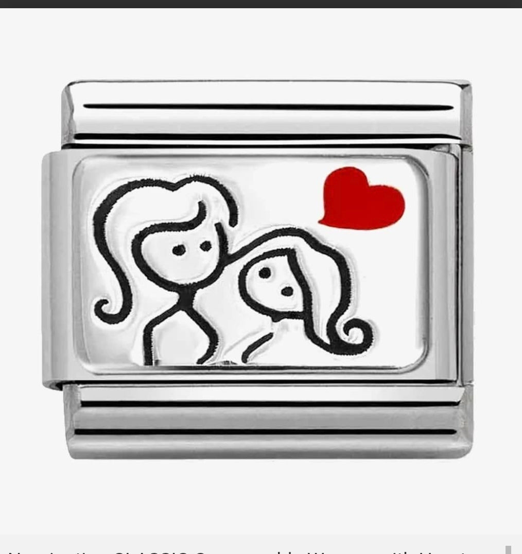330208/56 NOM SILV 2 WOMEN - PLTE SYMBOL