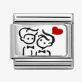 330208/57 NOM SILV 2 MEN - PLTE SYMBOL
