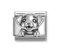330114/17 NOMINATION SILVER DOG NEW CHARM