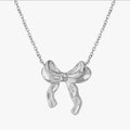 134310/001 Nomination Ecclettica Steel Bow Necklet