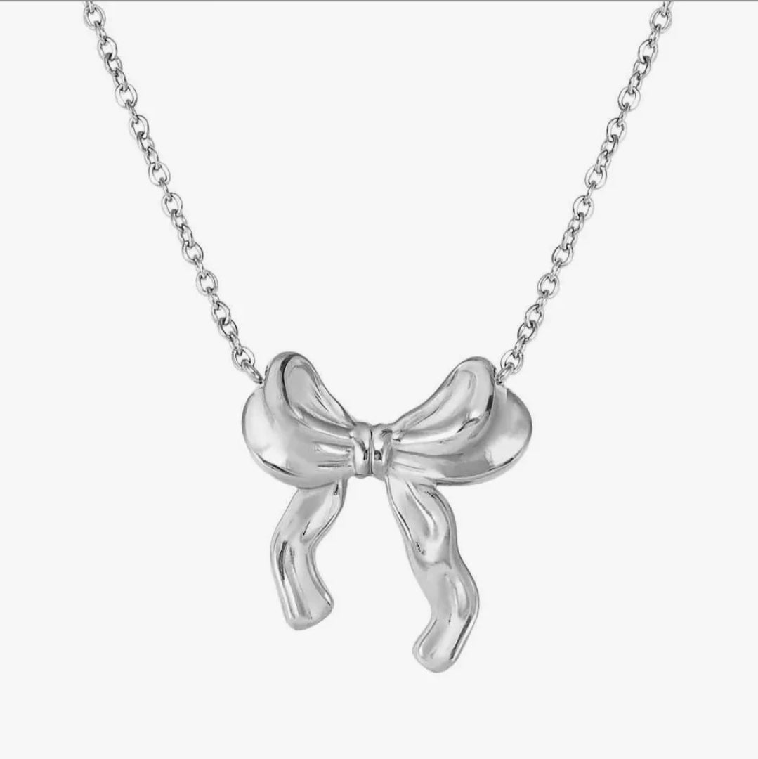 134310/001 Nomination Ecclettica Steel Bow Necklet