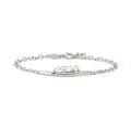 242803/010 My Rebel Art Silver CZ Trilogy set Bar Bracelet
