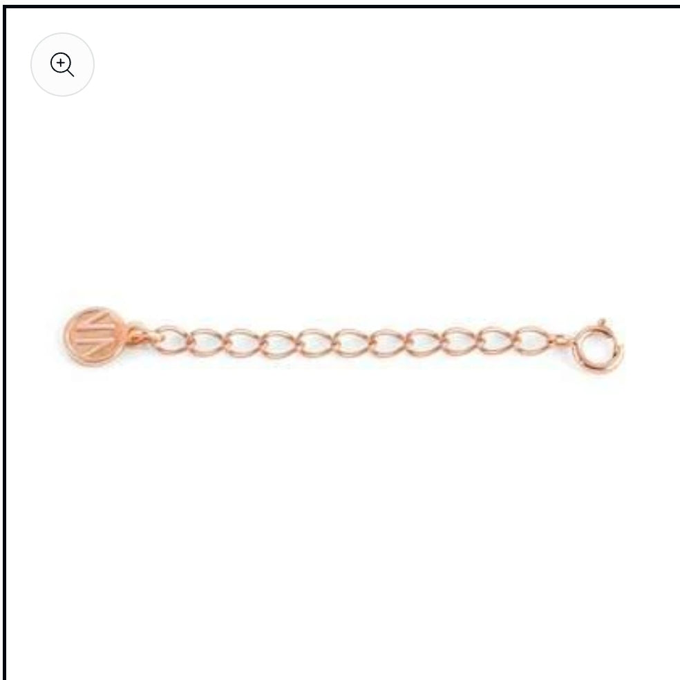 009998/020 SILV ROSE GOLD NOMINATION CHAIN EXTENDER