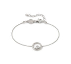 242601/043 NOMINATION SILVER WHT CZ SET CIRCULAR DESIGN BRACELET - DREAM BEATS