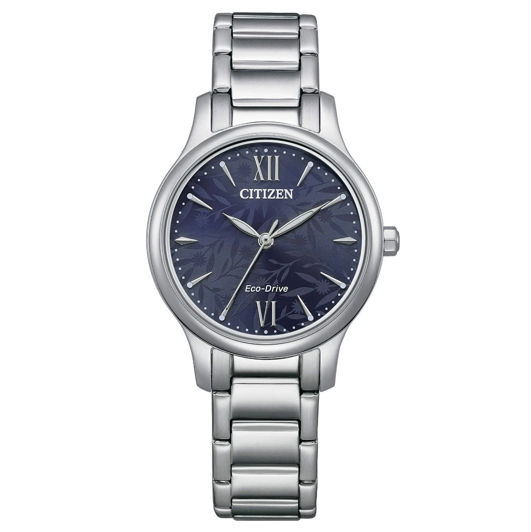 LDS SS CITIZEN ECO RND BLU DL. SB BW