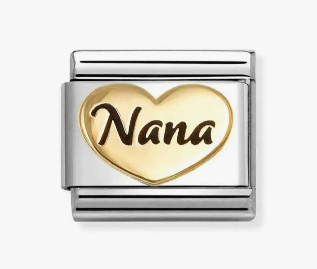 030285/83 NOMINATION NANA ENAMEL HEART CHARM