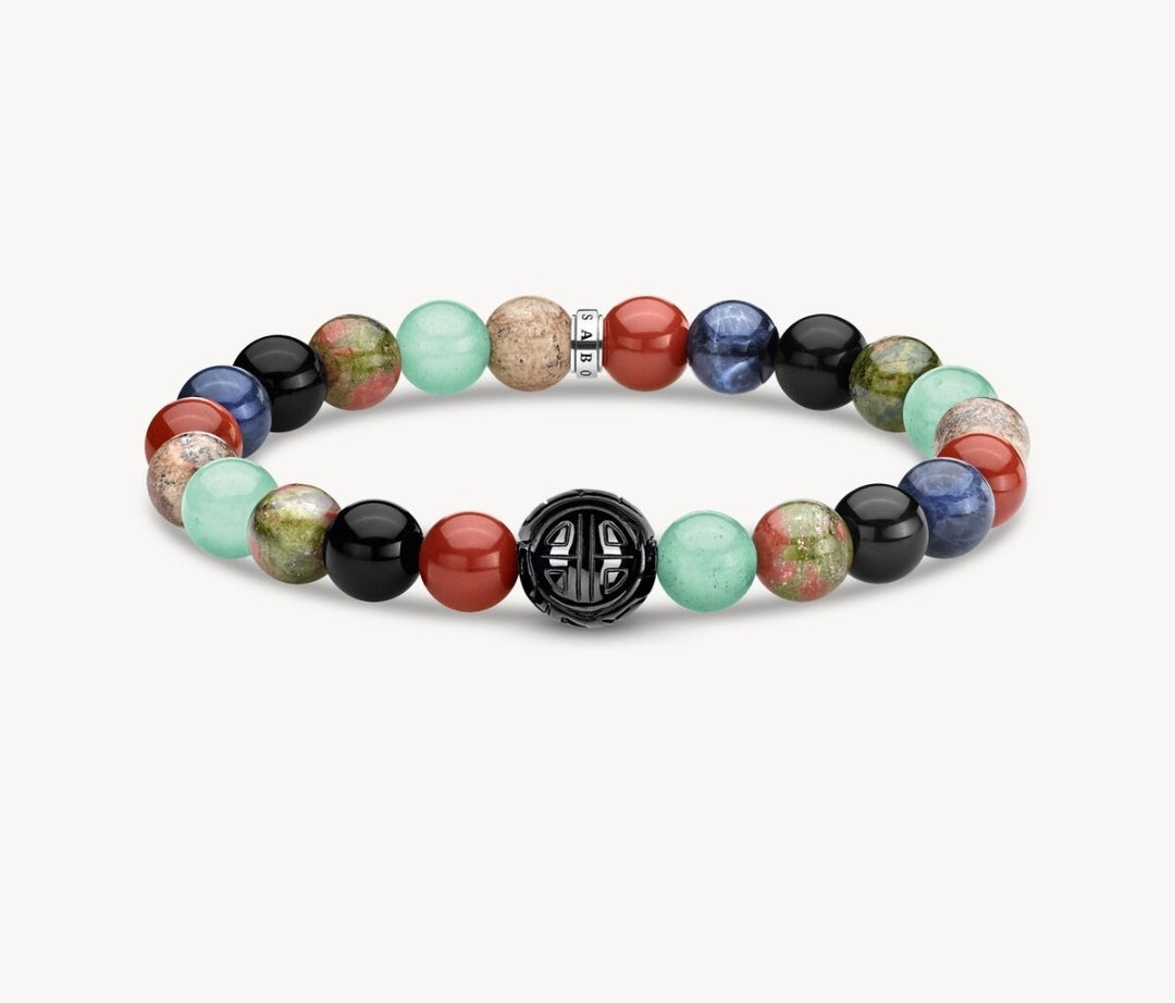 T SABO MULTI COLOUR BEAD EXP BLET