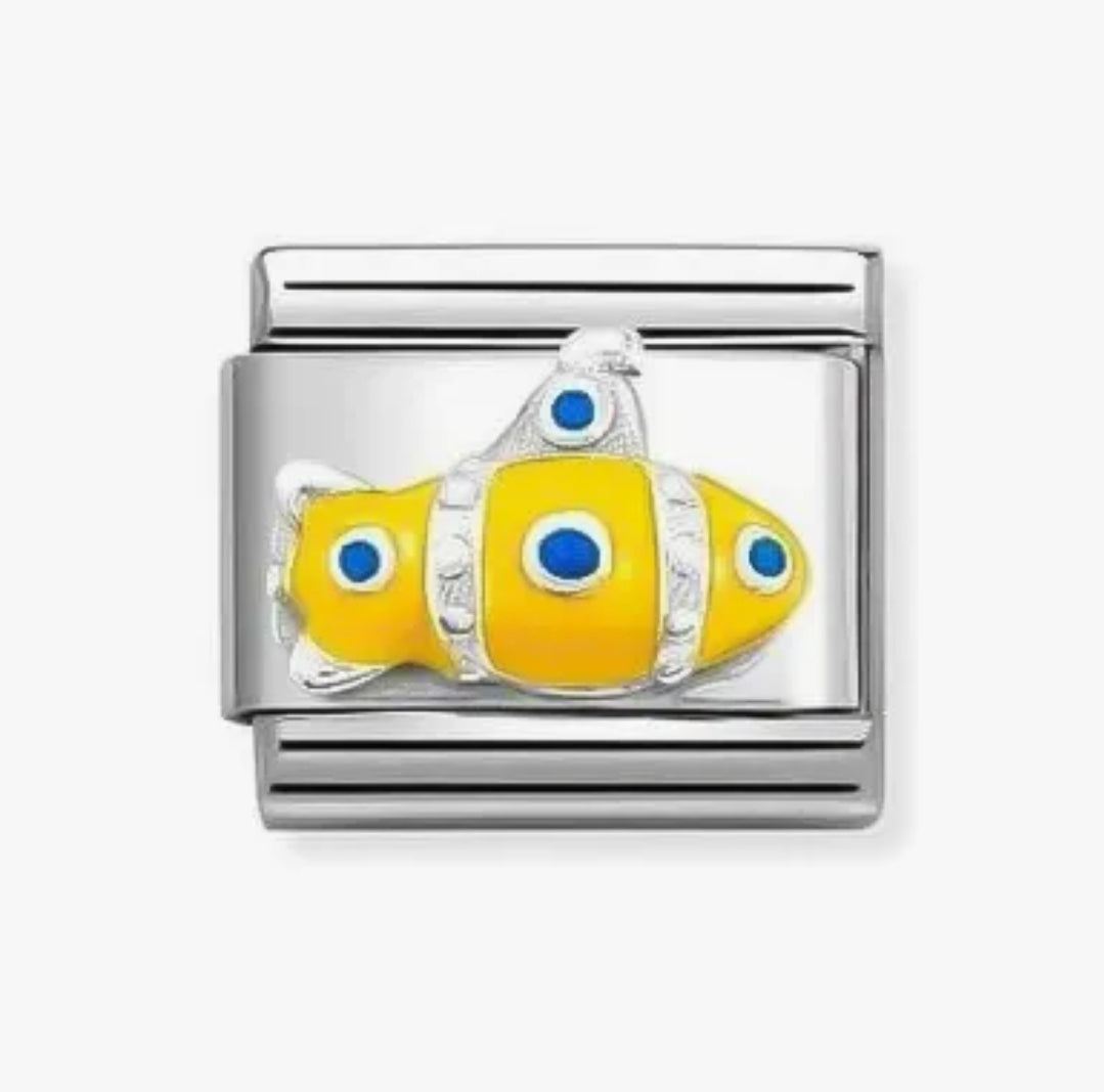 330204/29 NOMINATION SILV SH YELLOW SUBMARINE CHARM - SYMBOLS