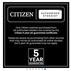 GENTS CITIZEN ECO DRIVE BLACK LEATHER