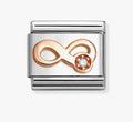 430305/46 NOM INFINITY CZ ROSE GOLD - CZ SYMBOL