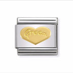030162/34 NOM HEART GROOM GOLD - SYMBOLS