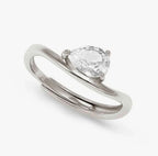 242800/010 NOMINATION SILVER WHT CZ SET RING - MY REBEL ART