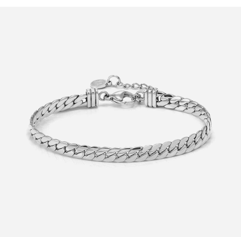 Nomination Ecclettica Silver Coloured Steel Snake Chain Bracelet