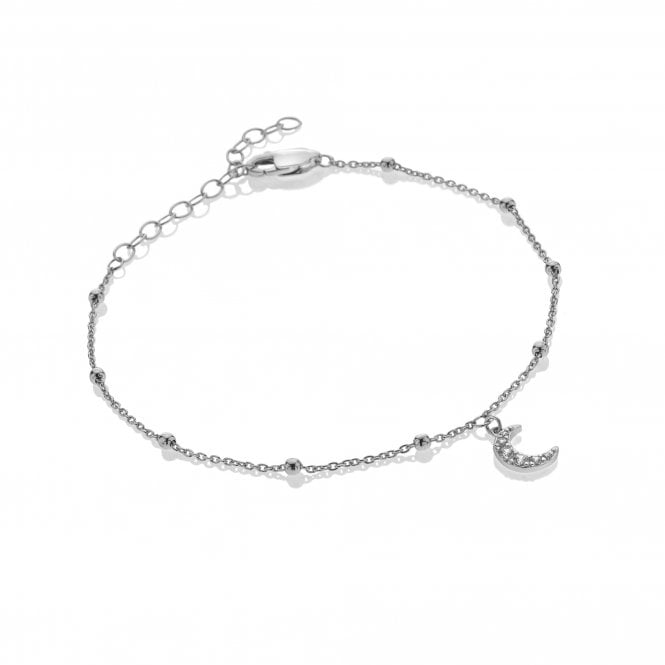 SILVER WHISPER LOVE YOU TRACE BEAD BRACELET