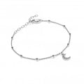 SILVER WHISPER LOVE YOU TRACE BEAD BRACELET